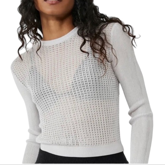 NWT Free People H2O Crew Pullover Sweater - Picture 1 of 8